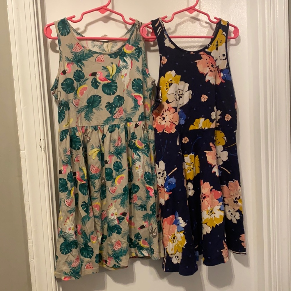 2 cotton dresses for girls 8-10 yrs H&M, Old Navy
